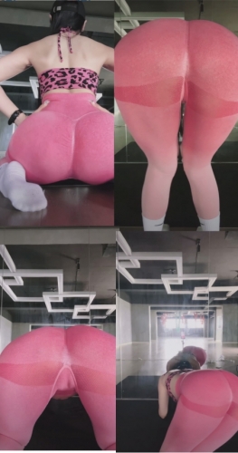 20250901期 粉色瑜伽裤美臀 6V